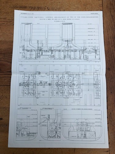 1914 large engineering - , print