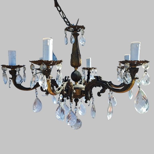 Lampadario vintage sei - lampadario, a