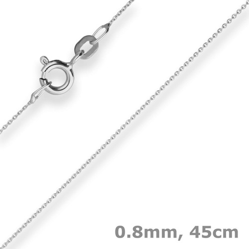 Collana oro bianco 585 con - in,
