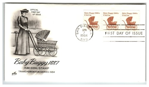 Scott 2099 baby buggy 1984 - scott, #2099