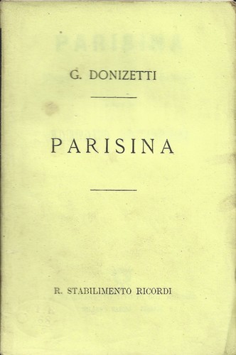 Donizetti parisina - parisina,
