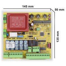 CENTRALE SCHEDA COMANDO PER SCORREVOLE  BASCULANTE BATTENTI GARAGE 230V 2 MOTORI