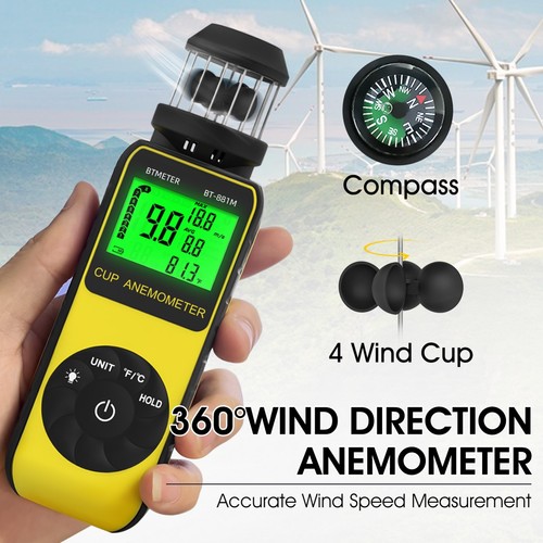 Anemometro digitale anemometro