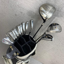 Titleist & TaylorMade Set di mazze da golf 13 pezzi driver FW UT ferri zeppa putter + borsa