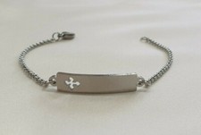 Bracciale acciaio Braccialetto Donna personalizzabile con incisione  idee regalo