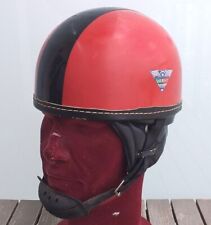 Casco motociclista produzione  italiana Everest anni 60 originale usato completo