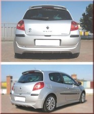 Diffusore posteriore attacco posteriore diffusore tuning adatto per Renault Clio 3 RS77209