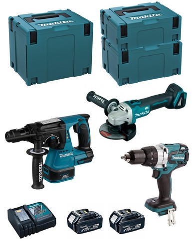 Makita kit mk312rtj - (dhr243, +