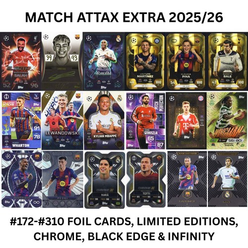 Match attax extra 2026 - match, 25/26