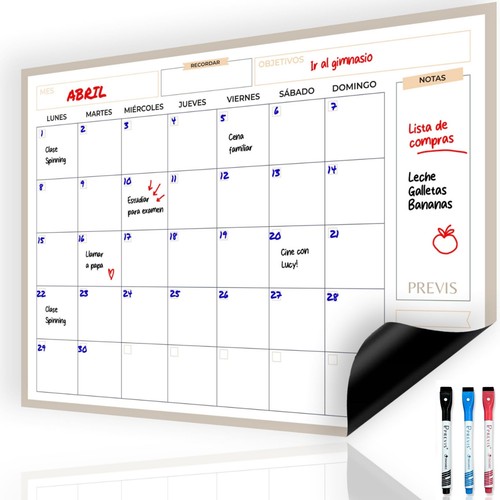 Previs lavagna calendario - lavagna,