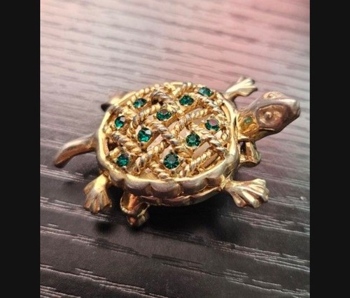 Spilla orologio vintage