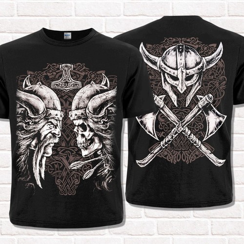 Shirt stile vichingo con - t-shirt,