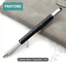 MULTIFUNZIONE 6 IN 1 PENNA MULTISTRUMENTI LIVELLA CACCIAVITE RIGHELLO LAVORO - A