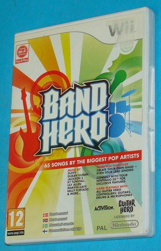 Band hero nintendo wii pal - -,