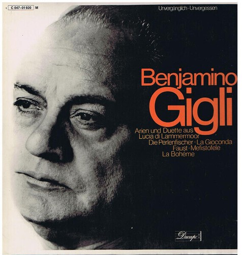 Beniamino gigli arien und - lp,