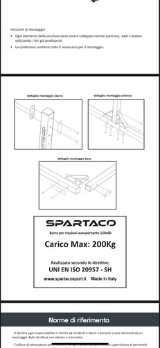 Barre trazioni casa spartaco - barre,