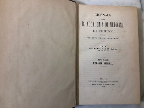 Rara antica rivista medicina - rivista,