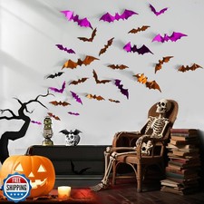 72pcs Halloween Bats