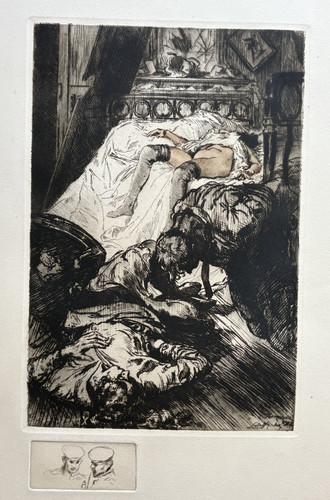Termonde gravure eau forte - termonde,