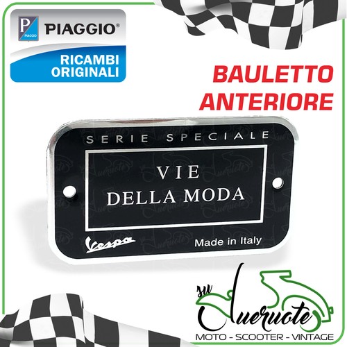 Targhetta bauletto anteriore - bauletto,