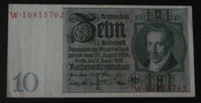1924 German Banknote - 10