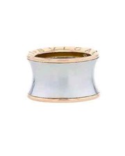 BULGARI - Anello Anish Kapoor B.Zero1 oro rosa e acciaio- misura 53/13