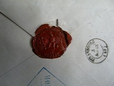 Lettre avec cachet adressée au professeur Monoyer ophtalmologie optique médecine