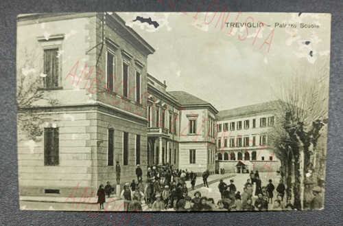 Cartolina treviglio palazzo - cartolina,