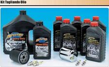 Kit Tagliando HARLEY 883-1200 XL SPORTSTER, candele+olio+filtro cromato
