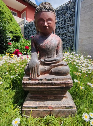 Grande antico shan buddha - antico,