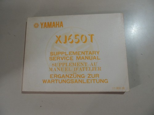 Manuale officina yamaha xj650 - manuale,