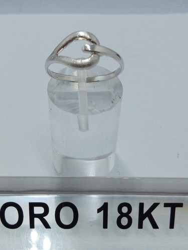 Anello oro bianco 750 18 - in,