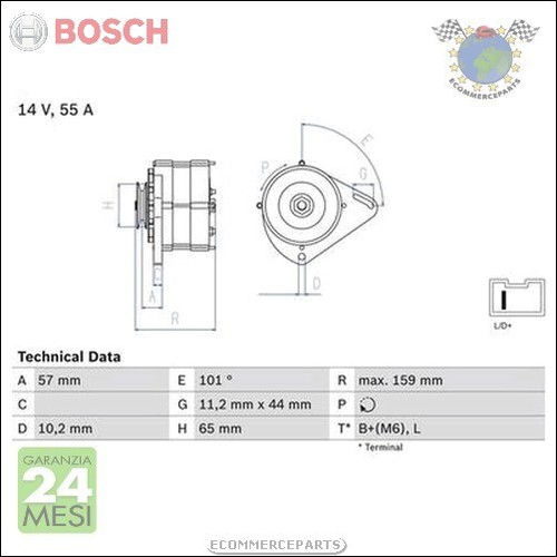 Alternatore bosch per - alternatore,