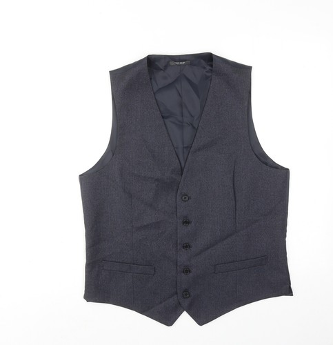 Gilet uomo blu misto