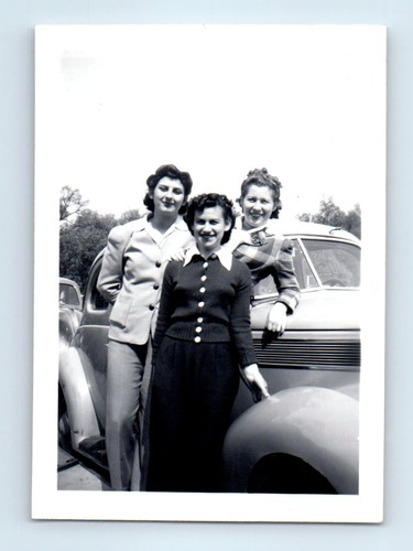 Vecchia foto epoca trio - vecchia,