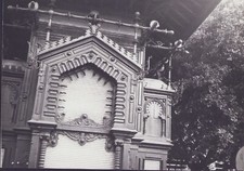 PALERMO anni '70 fotografia CHIOSCO VICARI PIAZZA MASSIMO 1