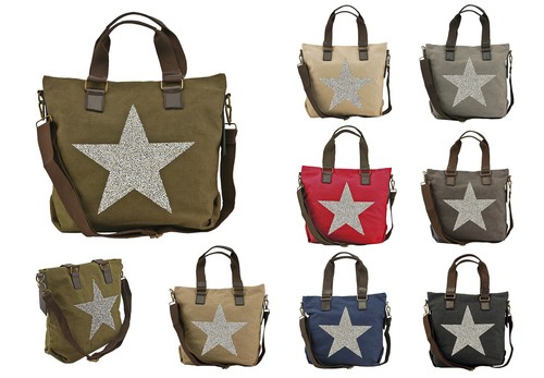 Borsa jeans donna - tela, shopper