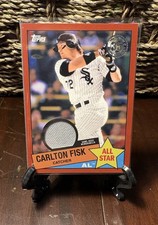 2020 Topps #85ASR-CF Carlton Fisk Rosso /25 All Star Game Patch Reliquia