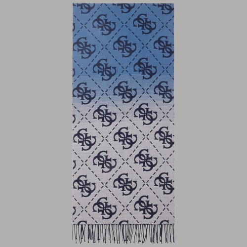 Guess sciarpa blu degrade