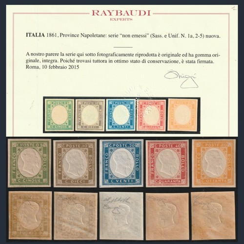 1861 province napoletane - napoletane, serie