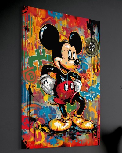 Quadro tela topolino - su,