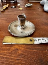 Antico bugia/candeliere da notte in argento 800 – Gioielleria Giuseppe Pellegrin