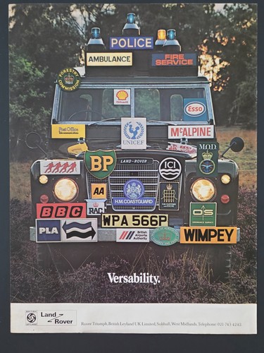 Stampa annuncio land - land, rover