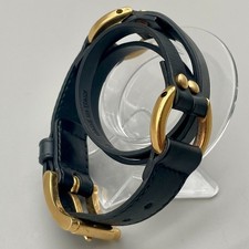 Bracciale Trussardi pelle nera