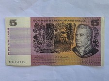 Banconota 5 Dollari Australia