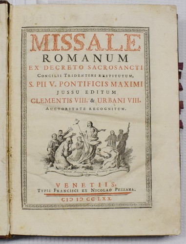 Libro messale old book - messale,