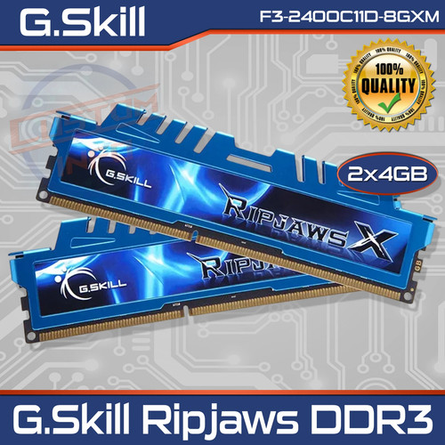 Ram skill ripjawsx 8gb 2x4gb - g.skill,