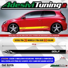 Kit 2 Adesivi Strisce Laterali