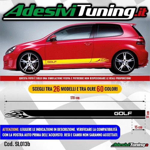 Kit adesivi strisce laterali - adesivi,