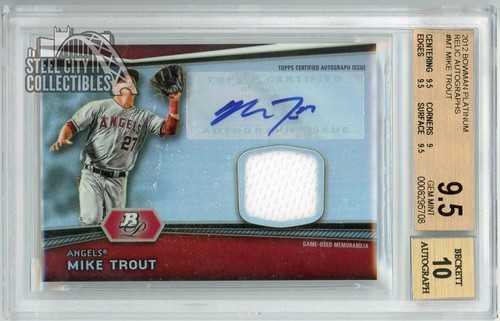 Mike trout 2012 bowman - mike,